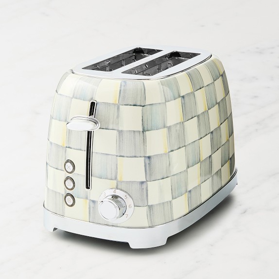 MacKenzie-Childs Mocha Check 2-Slice Toaster