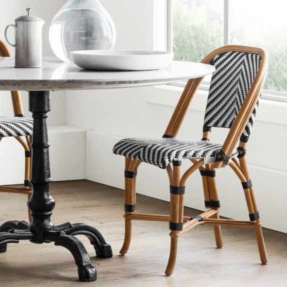 Parisian Bistro Woven Dining Side Chair