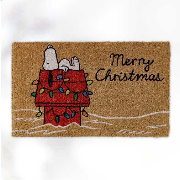 PEANUTS™ Holiday Snoopy Doormat