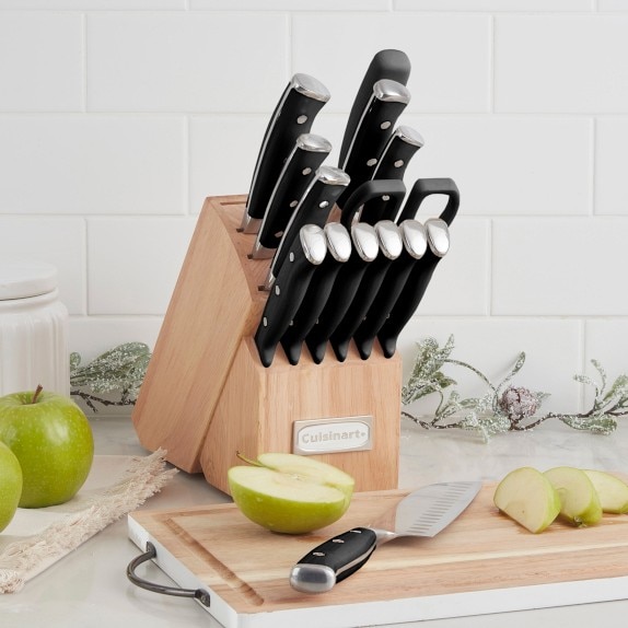 Cuisinart Triple Rivet Knife Block, Set of 15