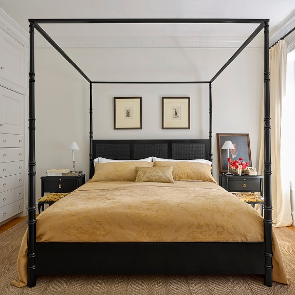 Cane Four Poster Bed