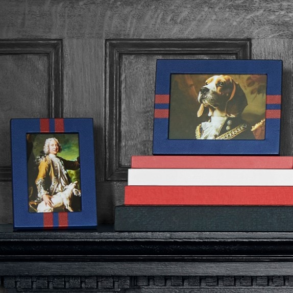 THE GEORGE x Williams Sonoma Home Leather Picture Frames