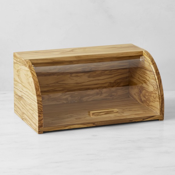 Williams Sonoma Honeycomb Marble Bread Box