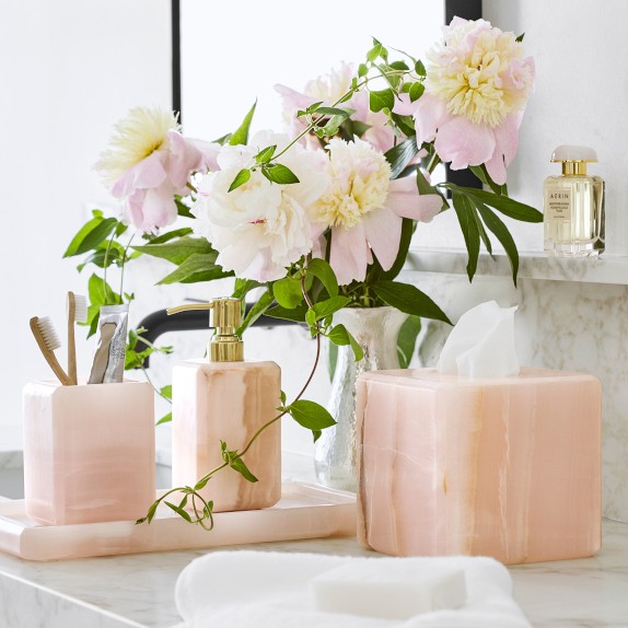 AERIN x Williams Sonoma Home Pink Onyx Bath Collection