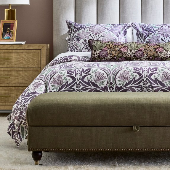 Morris & Co. x Williams Sonoma Home Blue Bell Duvet Cover & Shams, Plum