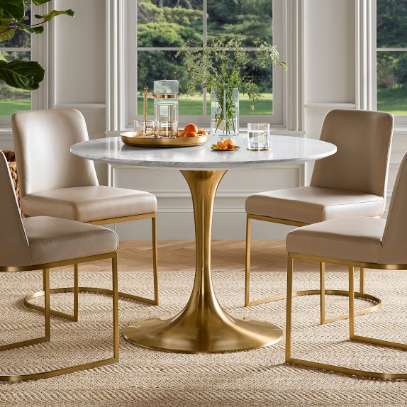 Tulip Round Pedestal Dining Table (42"-56")