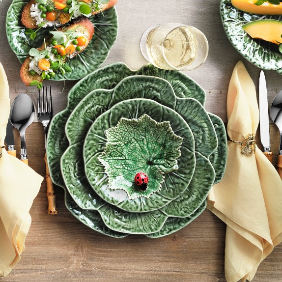 希少★OldNoritake　Bamboo　緑竹　蓋付　キャセロール　ボウル Bordallo Pinheiro Cabbage Salad Plates | Williams Sonoma