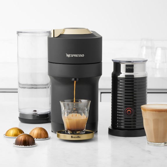 Nespresso Essenza Mini Espresso Machine by Breville with Aeroccino