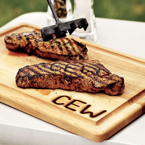 Monogram Wood Carving Board - Maple Wood | Williams Sonoma