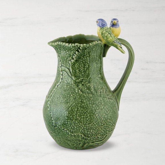 Bordallo Pinheiro Strawberries Pitcher | Williams Sonoma