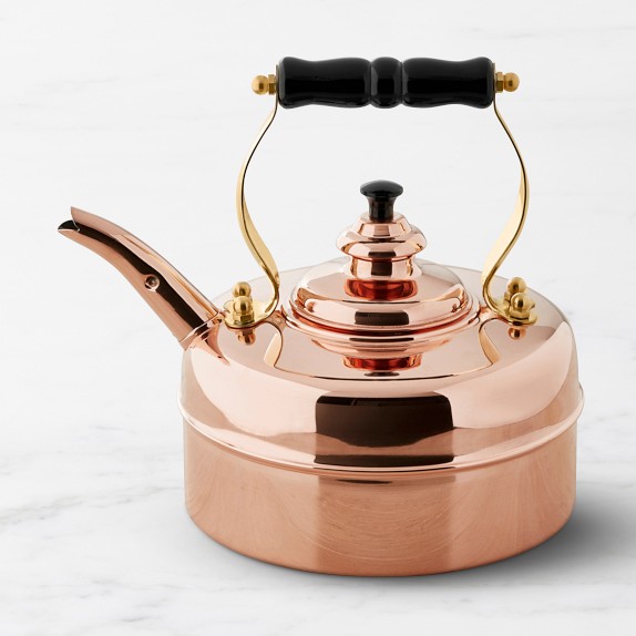 Chantal Copper Whistling Tea Kettle | Williams Sonoma