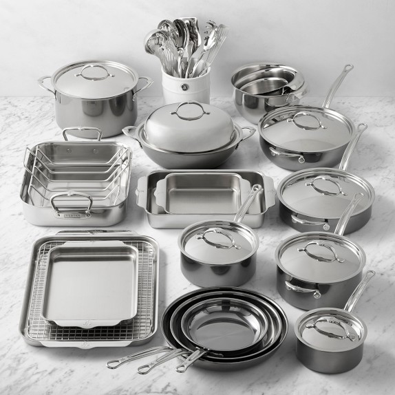 Williams Sonoma Signature Thermo-Clad™ Copper Pro Set | Williams