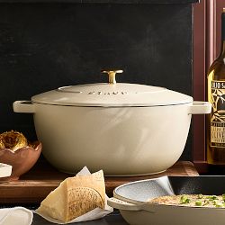 Staub Enameled Cast Iron Matte French Crème Collection