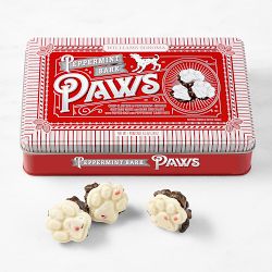 Williams Sonoma Peppermint Bark Paws, Set of 2
