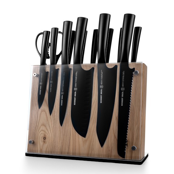 Schmidt Brothers Bonded Teak 7-Piece Knife Set | Williams Sonoma