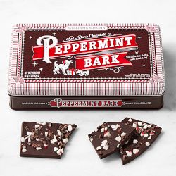 Williams Sonoma Dark Chocolate Peppermint Bark, 1 lb, Set of 2